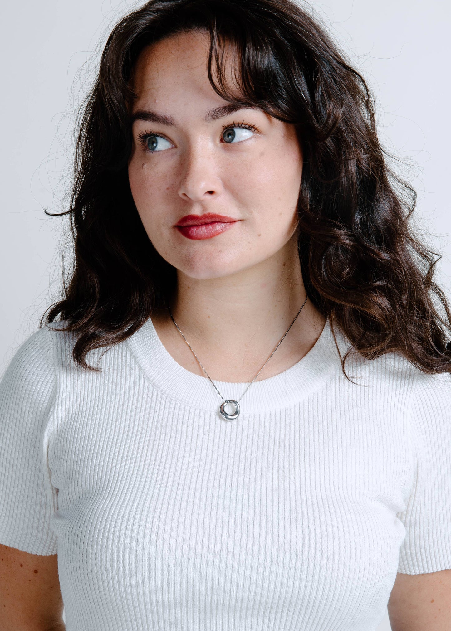 Defying Gravity Necklace - Silver