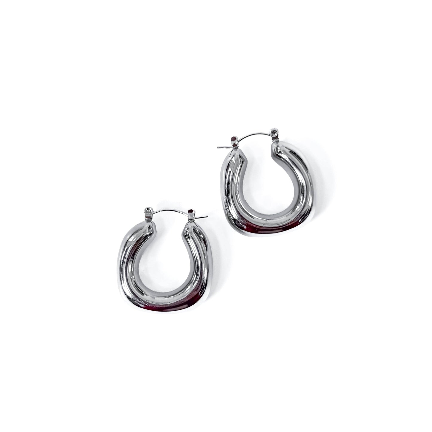 Chunky Geometric Hoops - WATERPROOF