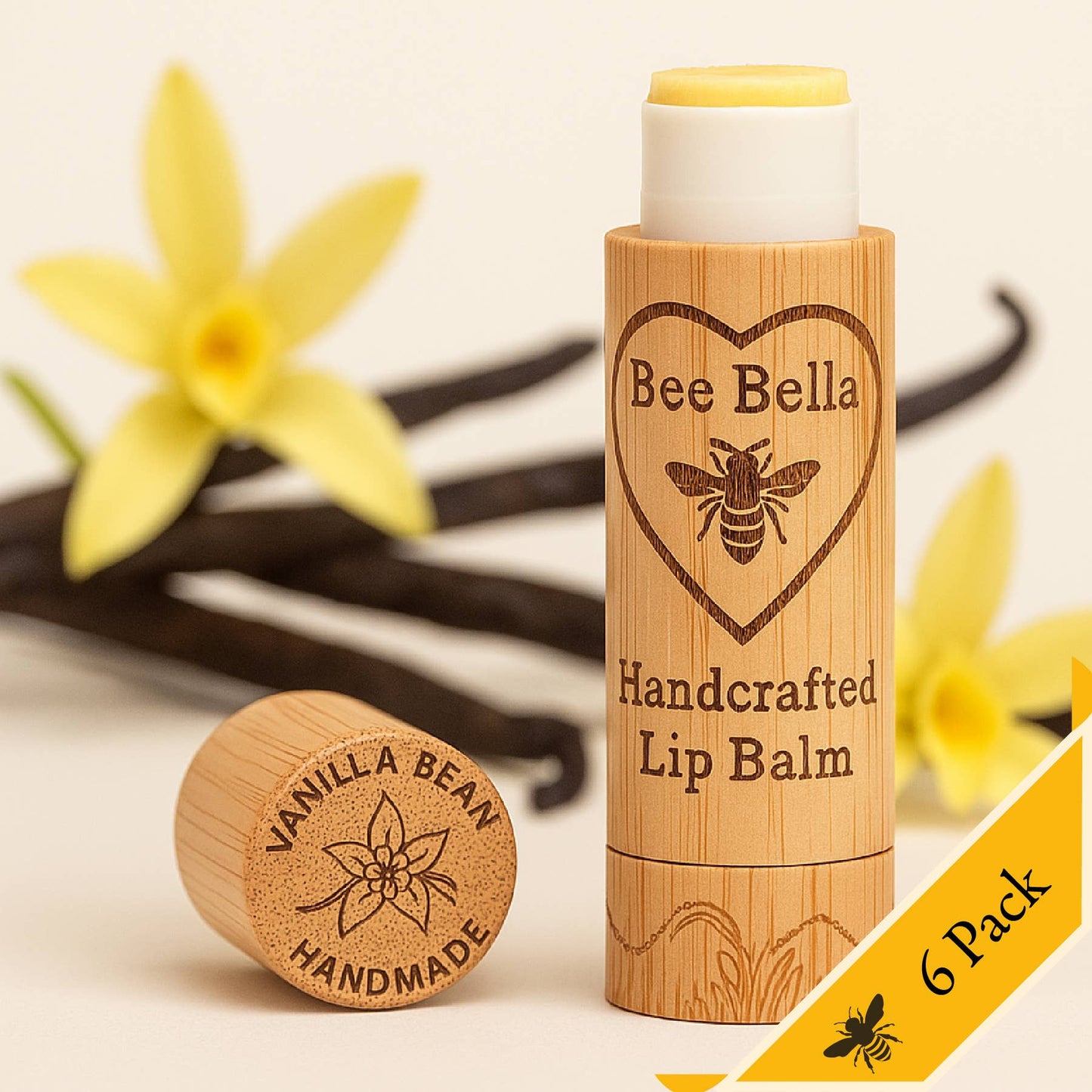Vanilla Bean Lip Balm | 6 Pack