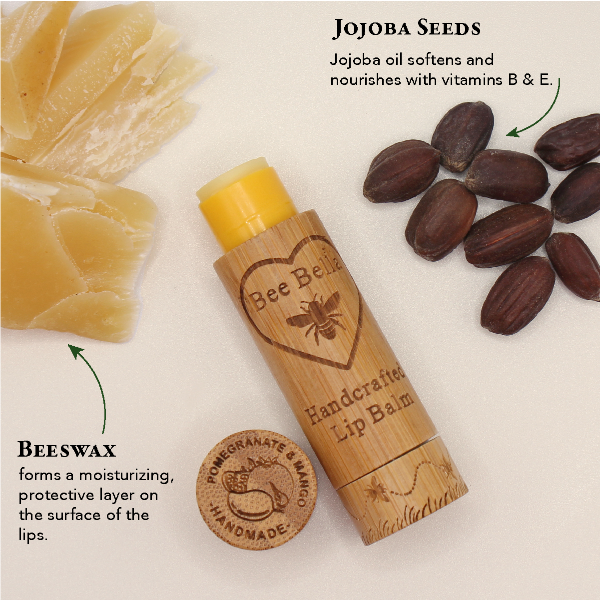 Pomegranate Mango Lip Balm  |  6 Pack