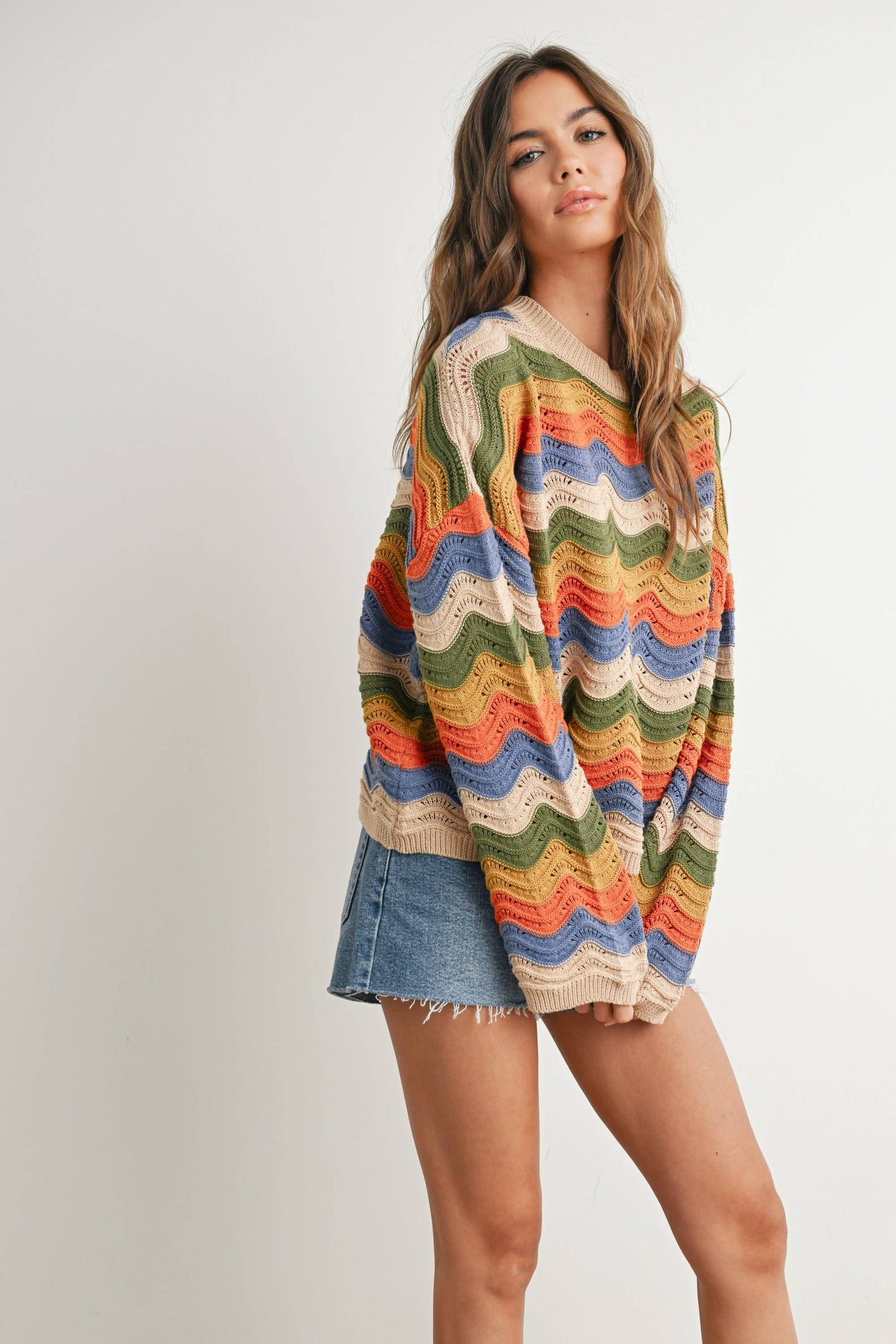 Color Block Sweater