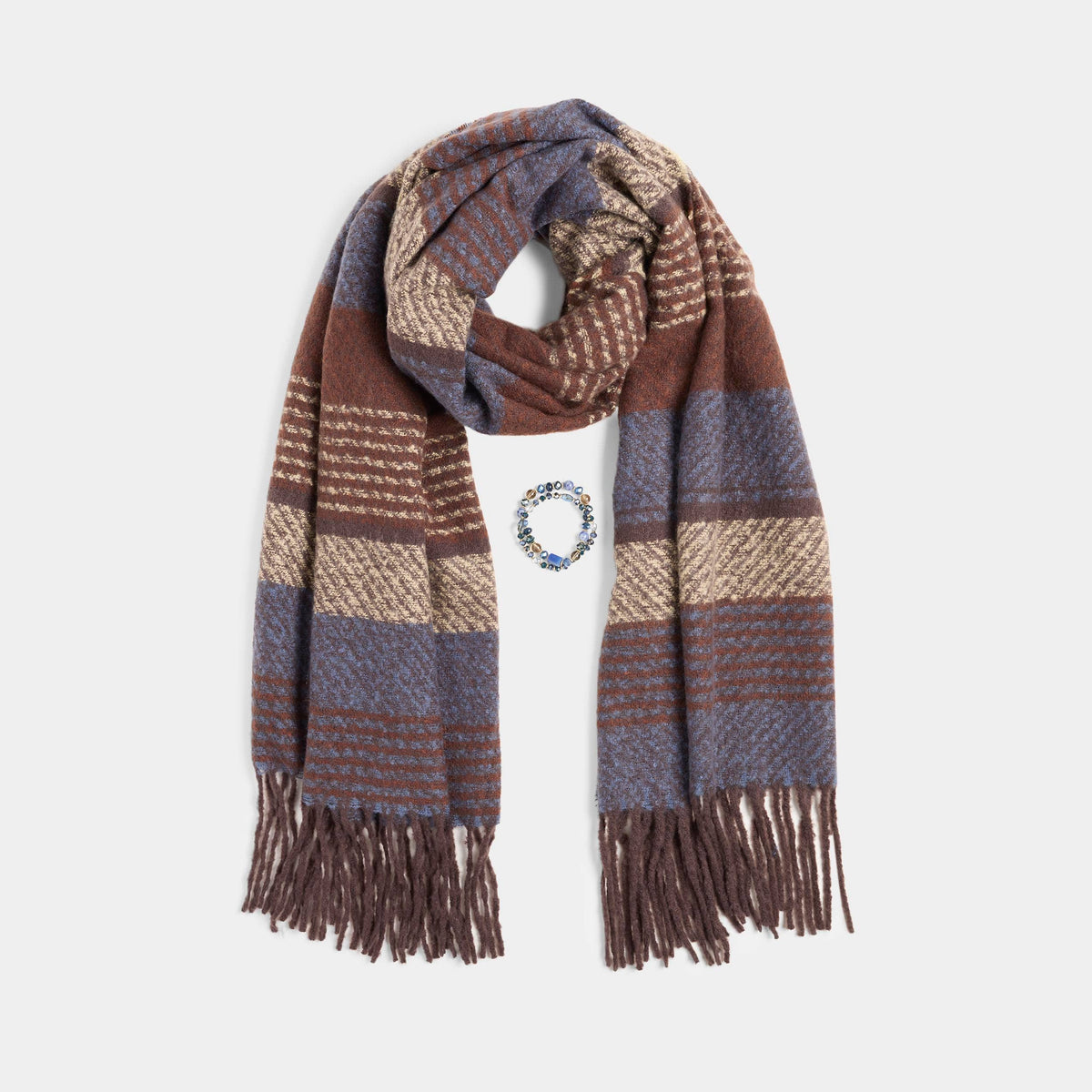 Scarf + Bracelet Set