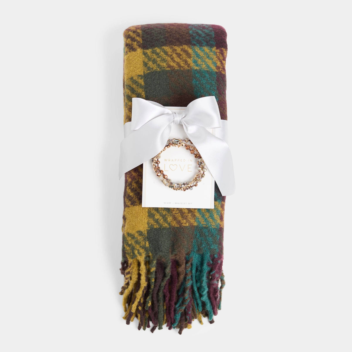 Scarf + Bracelet Set