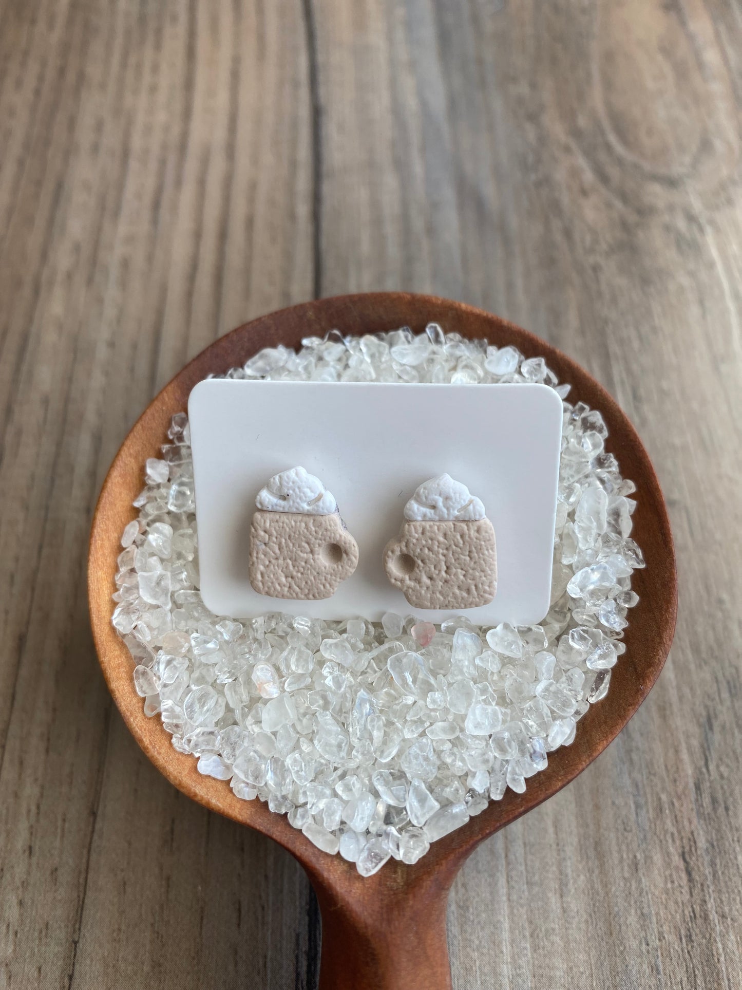 Holiday Polymer Clay Stud Earrings