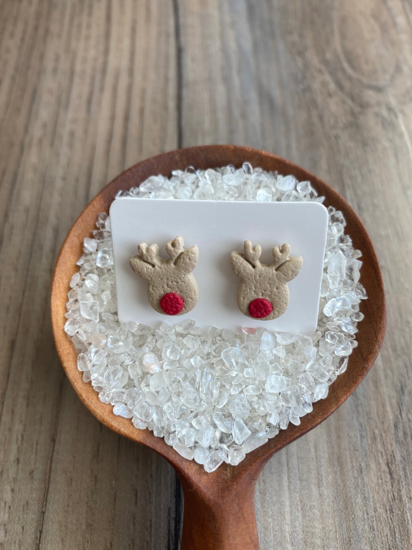 Holiday Polymer Clay Stud Earrings